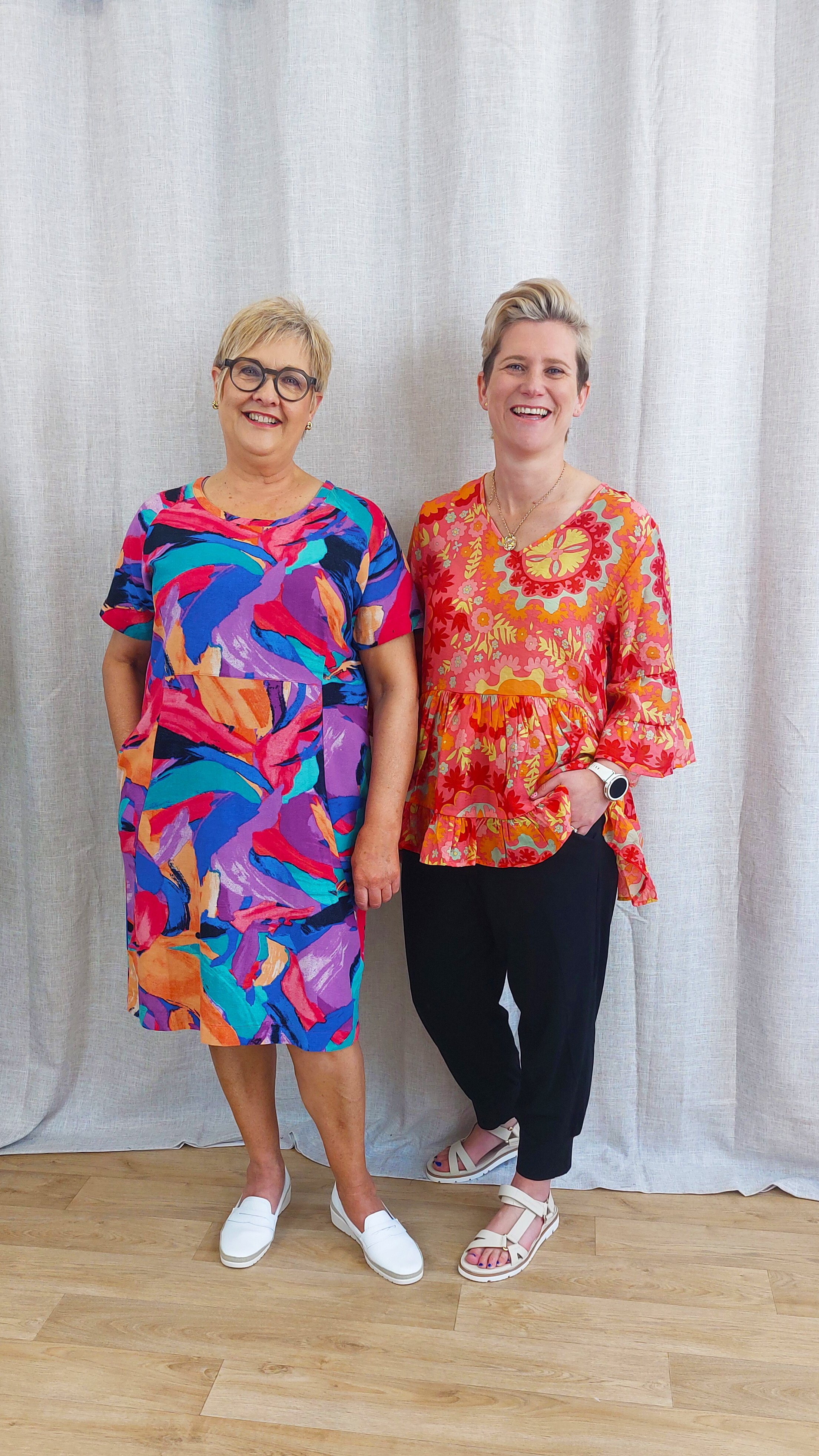 style items clothing on different bodies